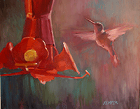 Hummingbird 30" x 24"